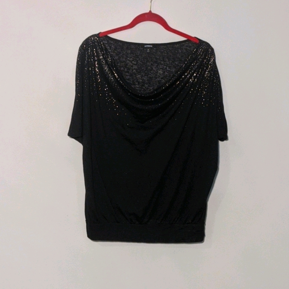 Express Sheer Flowy Top